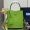 Prada 1BA212 Panier Medium Bag in Saffiano Leather Green