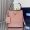 Prada 1BA212 Panier Medium Bag in Saffiano Leather with Leather Key Ring Pink