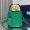 Prada 1BA217 Panier Mini Bag in Saffiano Leather with Leather Key Ring Green