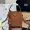 Prada 1BA373 Panier Mini Bag in Leather Brown