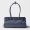 Prada 1BA426 Bonnie Medium Handbag in Leather Blue
