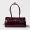 Prada 1BA426 Bonnie Medium Handbag in Leather Burgundy