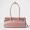 Prada 1BA426 Bonnie Medium Handbag in Leather Pink