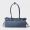 Prada 1BA426 Bonnie Medium Handbag in Nubuck Leather Blue