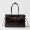 Prada 1BA433 Bonnie Large Handbag in Leather Dark Brown