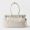 Prada 1BA433 Bonnie Large Handbag in Leather White