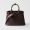 Prada 1BA434 Buckle Medium Handbag with Belt in Leather Coffee