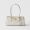 Prada 1BA457 Galleria Medium Bag in Leather White