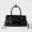 Prada 1BA486 Bonnie Mini Handbag in Leather Black