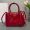 Prada 1BA906 Galleria Mini Bag in Patent Leather Red