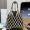 Prada 1BC111 Noue Medium Macrame Bag in Cotton Black