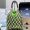Prada 1BC111 Noue Medium Macrame Bag in Cotton Green