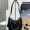 Prada 1BC198 Mini Bag in Re-Nylon and Brushed Leather Black/Silver