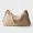 Prada 1BC228 Aimee Large Shoulder Bag in Leather Beige