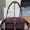 Prada 1BD394 Explore Medium Shoulder Bag with Flap in Suede Burgundy