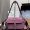 Prada 1BD394 Explore Medium Shoulder Bag with Flap in Suede Pink