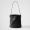 Prada 1BE085 Buckle Bucket Bag with Belt in Leather Black