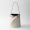 Prada 1BE085 Buckle Bucket Bag with Belt in Leather White/Black