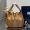 Prada 1BE087 Darling Bucket Bag in Leather Brown