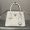 Prada 1BG443 Double Small Bag in Grained Leather White
