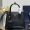 Prada 1BG443 Double Small Bag in Saffiano Leather with Leather Key Ring Black