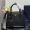 Prada 1BG443 Double Small Bag in Saffiano Leather with Leather Key Ring Black/Red