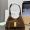 Prada 1BG580 Small Tote Bag in Suede Brown