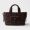 Prada 1BG660 Route Medium Tote Bag in Leather Brown