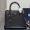 Prada 1BG775 Double Large Tote Bag in Saffiano Leather with Leather Key Ring Black/Red