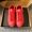 Prada 1E530O Court Sneakers Women Leather Red