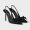 Prada 1I308O Slingback Pumps 100mm Women Mesh Fabric Black
