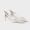 Prada 1I442O Open Side Pumps Women Leather White