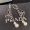 Prada 1JO903 Ball Smalto Jewels Pendant Earrings In Metal with Pearls Black
