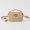Prada 1NR025 Mini Pouch in Raffia and Leather Beige