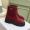 Prada 1T328O Zipper Booties Women Suede Red