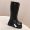 Prada 1U187O High Boots Women Leather Black