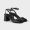 Prada 1X401O Sandals Women Leather Black