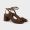 Prada 1X401O Sandals Women Suede Coffee