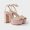 Prada 1XP48B Platform Sandals Women Nappa Leather Pink