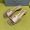 Prada 1XX730 Slides 35mm Women Saffiano Patent Leather Gold