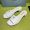 Prada 1XX730 Slides 35mm Women Saffiano Patent Leather White