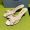Prada 1XX789 Slides Women Mesh Fabric Apricot