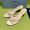 Prada 1XX790 Heeled Slides Women Mesh Fabric Beige