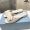 Prada 1XX794 Slides Women Leather with Fabric Bow White