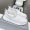 Prada 2DE163 Prax Sneakers Men Mesh Fabric and Leather White