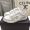 Prada 2EE364 Downtown Sneakers Unisex Leather White/Grey
