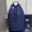 Prada 2VY011 Drawstring Duffle Bag in Canvas Navy Blue