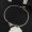 Prada Enamel Triangle Pendant Necklace In Metal Silver/Black