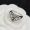 Prada Enamel Triangle Ring In Metal Silver/White