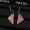 Prada Smalto Embellished Logo Pendant Earring in Metal Silver/Rose